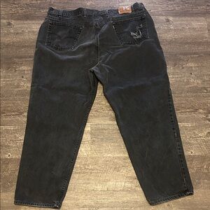 Levi's Black Men's Jeans with Distressed Back Pocket